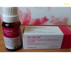 КУПЕТЕ 5 броя оригинални капки Alvalin 40mg/g - бутилка 15 mL