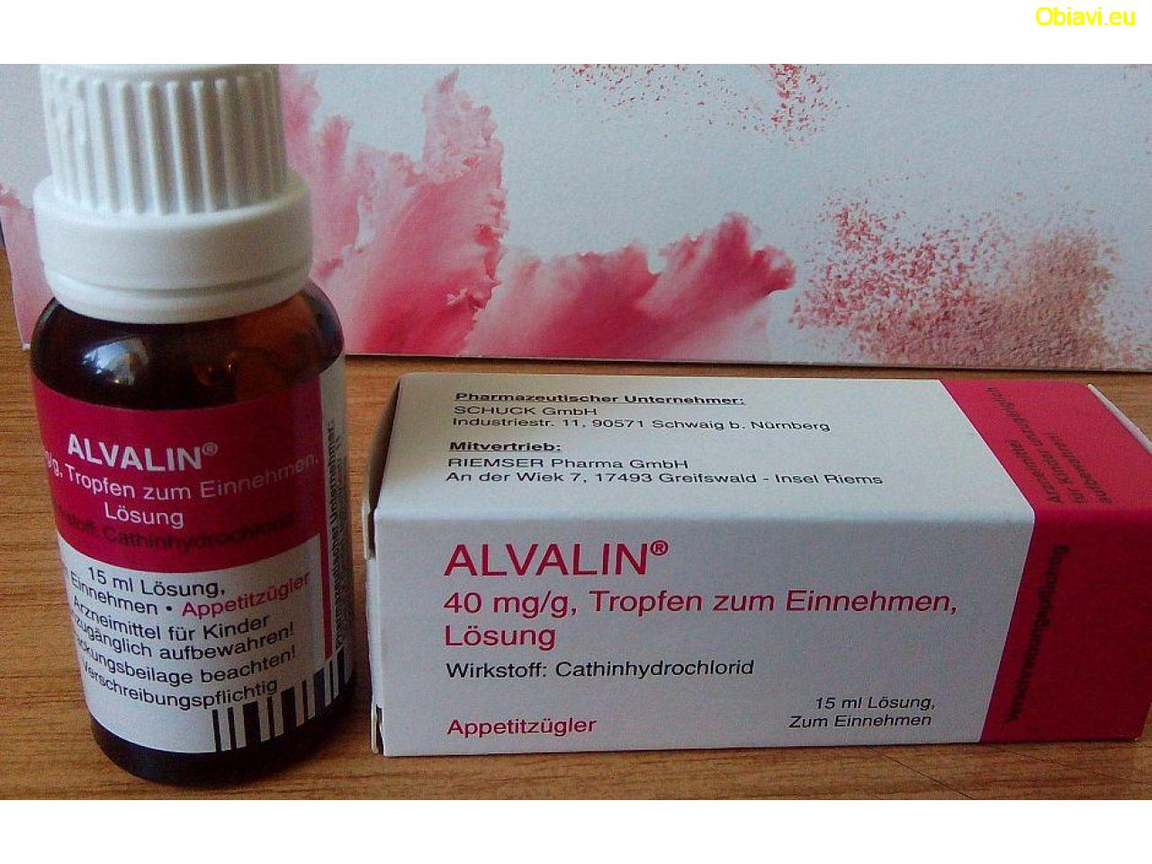 КУПЕТЕ 5 броя оригинални капки Alvalin 40mg/g - бутилка 15 mL КУПЕТЕ 5 броя оригинални капки Alvalin 40mg/g - бутилка 15 mL